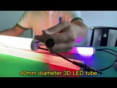 Outdoor 1m Pixel Tube Lights 24V 3D Programmable RGB RGBW For Events Party