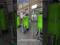 AA4C Automatic 4 Steps Water Recycling System For Car Washing Machine Sewage Treatment Equipment