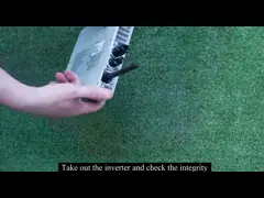 Инвертор 1200W 220V мини Monocrystalline связи решетки фотоэлемента солнечный video