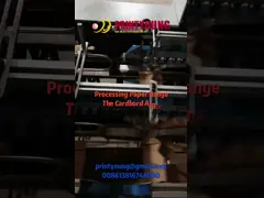 PRY-1050PC Automatic Corrugated Box Folder Gluer With Crash Lock Bottom video