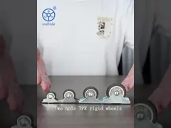 Flexible Light Duty Rubber/PVC/PP/PU Caster video