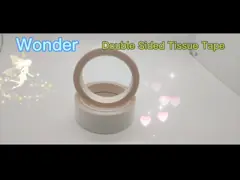 Wonder 63822 Double Sided Tape with Solvent-Based Acrylic Adhesive for Strong Bonding