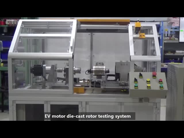 EV motor die-cast rotor testing system
