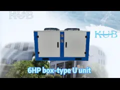 копеланд Эмерсон холодильника низкой температуры конденсатора холодильника 5хп ЗСЛ050Э Р404А платформа Зксл блока коммерчески конденсируя video