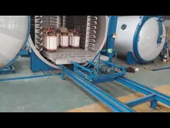 Круглая форма Вакуумный трансформатор мощности Сушильная печь 3200x4000 video