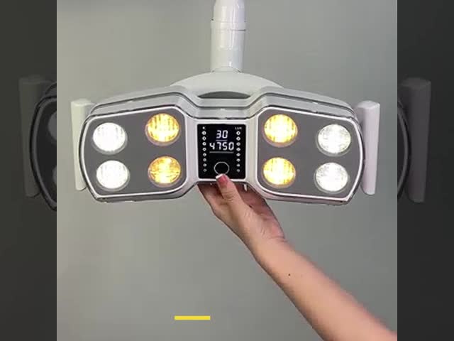 Electricity Double Color Temperature Dental Chair Light LED Operating Lamp