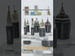 СЛПЭ изолировал черную медь силового кабеля ПВК/алюминиевый проводник video