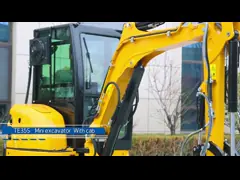 Мини экскаватор 3,5 тонны Kubota двигатель Маленькая экскавация CE EPA EURO5 video