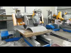 4 лезвия облицовывают машину утески края для плиты дуги мраморного столбца гранита video