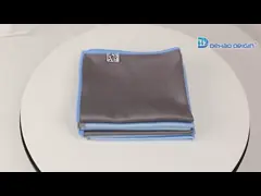 Ткань Microfiber стеклянная очищая, исчерчивает свободную, многоразовую ткань чистки Microfiber, для очищать Windows, стекла, зеркала video