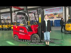 Платформа грузоподъемника грузоподъемника 60V ZHONGMEI 2.5ton электрическая с сертификатом CE video