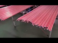 Зарывающ медную одетую землю штангу штангу скрепленную медью земную video