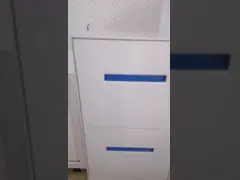 Порошок покрыл вертикальный стальной ящик металла 4 ящиков для хранения карточк шкаф опрокидывает устойчивое video