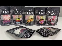 Borsa di imballaggio di plastica della saldatura a caldo per cioccolato alle nocciole Candy con la chiusura lampo della prova del bambino