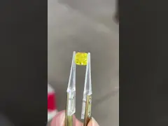 クッションの緩いダイヤモンドHPHTの実験室によって育てられる黄色いダイヤモンドの総合的なダイヤモンドの屑