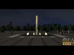 Современный программируемый фонтан Мультимедийный контроль Супер высокий фонтан воды video