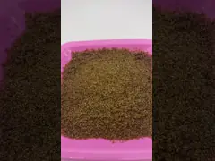 Корм для животных порошка насекомого низкой температуры порошка хрущака мучного ранга питания чистый русый video
