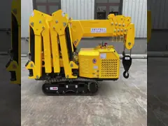 Żuraw gąsienicowy Spider o udźwigu 3 ton EURO 5 z certyfikatem EPA CE dla dźwigu gąsienicowego o udźwigu 5 ton