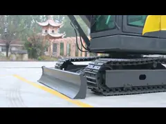 Сертифицированный EPA 4-тонный мини-экскаватор, 2400 об/мин, небольшой гусеничный экскаватор-упаковщик video