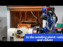 Welding Robot Rail System IRB1410 Irb 1200 Abb Replacement Parts 2500kg Load