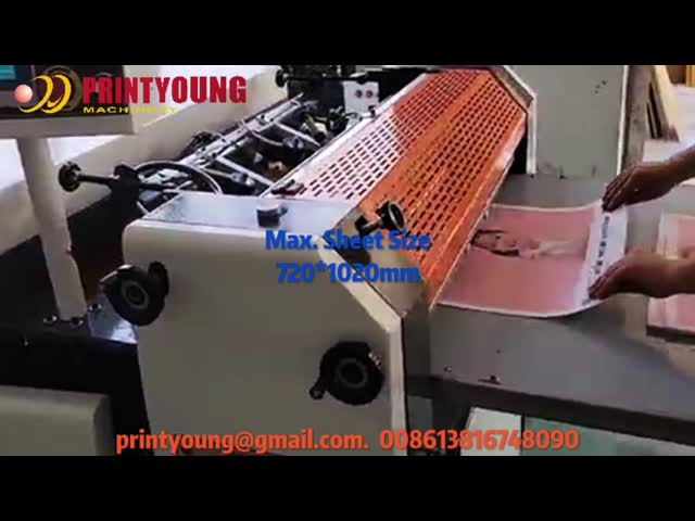 Empilhador UV da máquina de revestimento do alimentador SGUV-740 completo automático