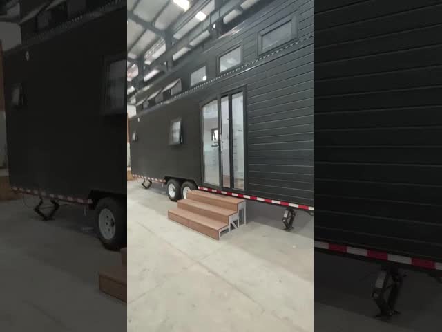 移動式プレファブライトスチール小型車輪付き家 AU/EU/US標準で