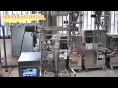 Easy operate! LC-60YZ chocolate sauce/strawberry sauce/fruit sauce packaging machine with stirrer