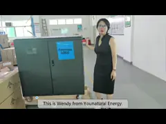 Масштабируемая батарея фосфата иона лития шкафа солнечной батареи 250kW 645kWh на открытом воздухе video