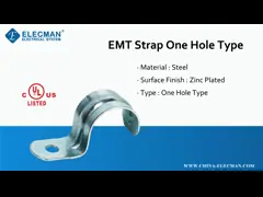 Гальванизированные стальные EMT связывают один тип отверстия - ремень проводника EMT 1 до 1/2» video