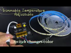 Прокладка СИД теплой белой температуры регулируемая, прокладки 2835 СИД Dimmable Smd гибкие video