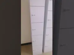 Толщина шкафчиков 0.6MM офиса металла шкафчиков двери SPCC 5 стальная video