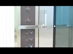 32 печь пекарни печи 380V конвекции газа подносов коммерчески роторная video