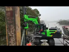 Снаряжения Driling вращающего момента 50 KN.M машина кучи максимального микро- роторного роторная 24 глубины m сверля video