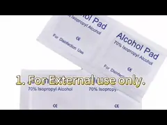 Медицинские не сплетенные простые пусковые площадки чистки алкоголя изопропила таможни 70% пусковых площадок приготовления уроков алкоголя video