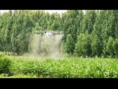 Дрон FZ-616 для опрыскивания высоких деревьев и борьбы с вредителями video