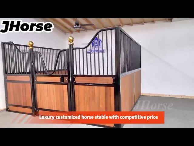 Estábulos Europeus para Cavalos 3m 3,6m com Forquilha Estável Painel Frontal E-06