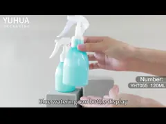 бутылки красоты 120ml роскошные пластиковые вызывают жемчуг 24/410 брызг черный голубой video