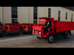 1-5 тонн грузоподъемности Подземный мусоровоз Переднее колесо video