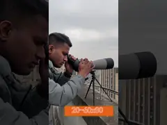 20-60x80 Spotting Scope with FMC Lens and Reticle for Long Distance Observation