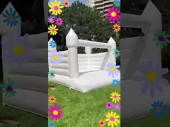 Надувный дом гигантский скачок замок взрослые прыжки надувный вышибальщик video