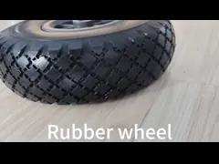 10 колесо резиновой автошины дюйма 3.00-4 пневматическое для тележки вагонетки ручной тележки video