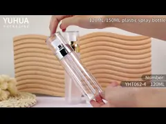 Бутылка брызг тумана OEM 120ml 150ml пустая точная для жидкостных духов макияжа video