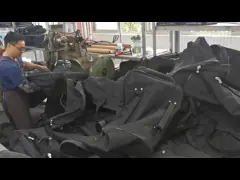 125L катило полиэстер вещевого мешка завальцовки 600D большой емкости сумки багажа video