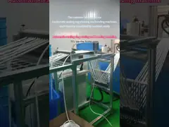 Цикл 12 шт. О-кольцевая машина для автоматической резки и скрепления экструдированного силикона в O-кольцевые прокладки video