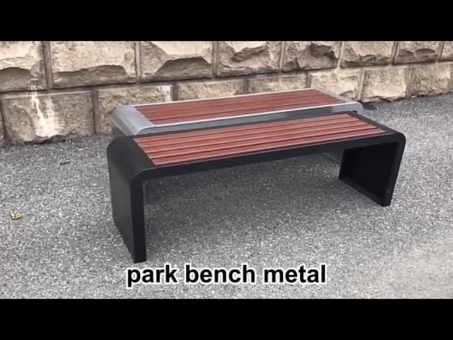 Silver Stainless Steel Outdoor Metal Bench 1800mm-2000mm Length Backless Patio Bench