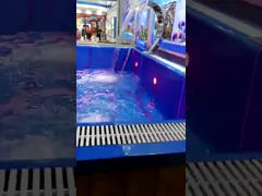 Бассейн контейнера для перевозок цвета 20ФТ 40ФТ стеклоткани подгонянный Префабом с окном УПВК video