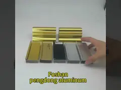 China PD Replacement Aluminium Roller Shutter Profiles For Curtain Wall supplier