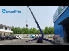 Hydrauliczny wysięgnik teleskopowy Dźwig gąsienicowy z silnikiem wysokoprężnym 3T 5T ​​8T