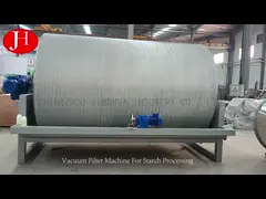 Картофель вакуумного фильтра обезвоживателя водяного фильтра молока крахмала Аутоматк 4000 кг делая машину video