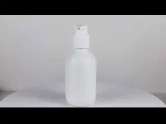 пластиковое круглое PE 300ml косметическая бутылка подгоняла лосьон мытья руки нагнетает бутылку шампуня video